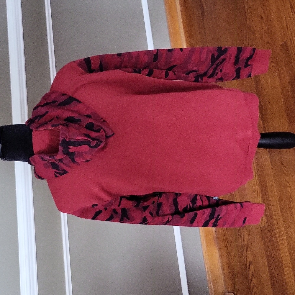 PUMA Red Camo Hoodie Size Small - Picture 5 of 8